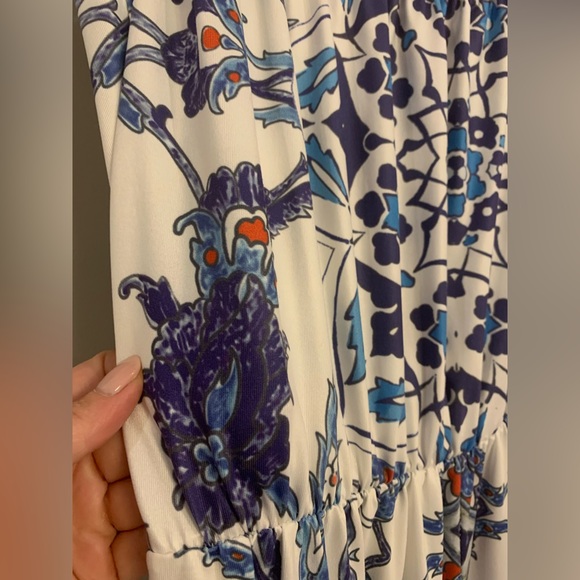 Paisley print strapless jumpsuit - Picture 5 of 6